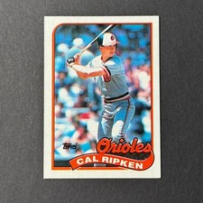 Cal Ripken 1989 Topps #250 Card Baltimore Orioles
