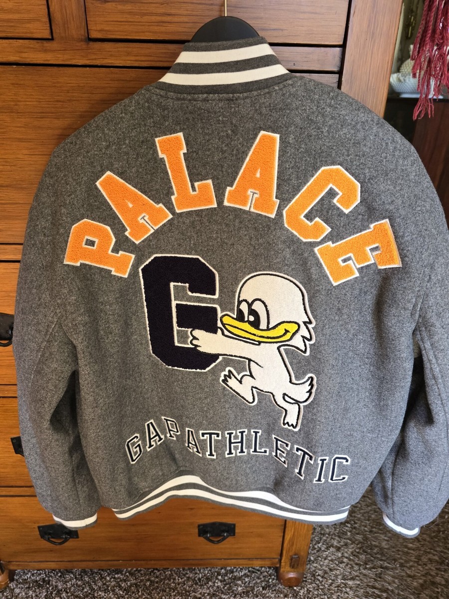 Palace X Gap Varsity Jacket Grey Size Small | eBay Palace X Gap Varsity Jacket Grey Size Small | eBay