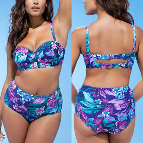 Conjunto de bikini push up para mujer talla grande traje de baño de vacaciones traje de baño disfraz.