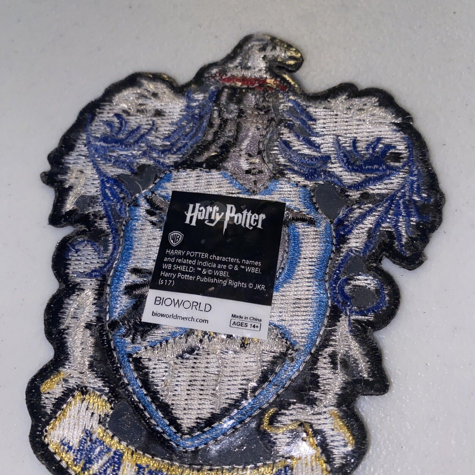 HP Ravenclaw Crest 3 Tall Embroidered Iron on Patch Set of 3 