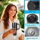 ORJUHA 40 Oz Travel Tumbler - Modern 100% Leakproof Reusable Insulated Tumbler  — photo 5