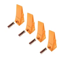 4 - Bobcat Style Mini Excavator / Skid Steer Bucket Teeth w/ Pins - 6737325 