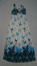 Women's Dabutong Tresor Long Length Summer Maxi Sleeveless Dress S / M  BNWT