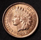 1893 Indian Head Cent Penny - Lustrous BU Fully Red GEM - Uncirculated