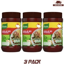 Knorr Shelf-Stable Granulated Beef Bouillon Seasoning, 2.0 lb Jar, 3 Packs