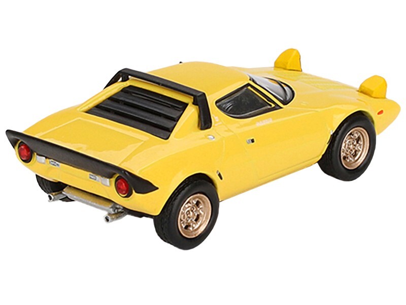 LANCIA STRATOS HF STRADALE GIALLO FLY YELLOW 1/64 DIECAST BY MINI