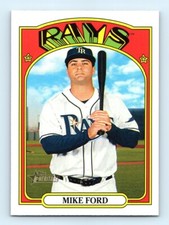 2021 Topps Heritage High Number Mike Ford Tampa Bay Rays #560