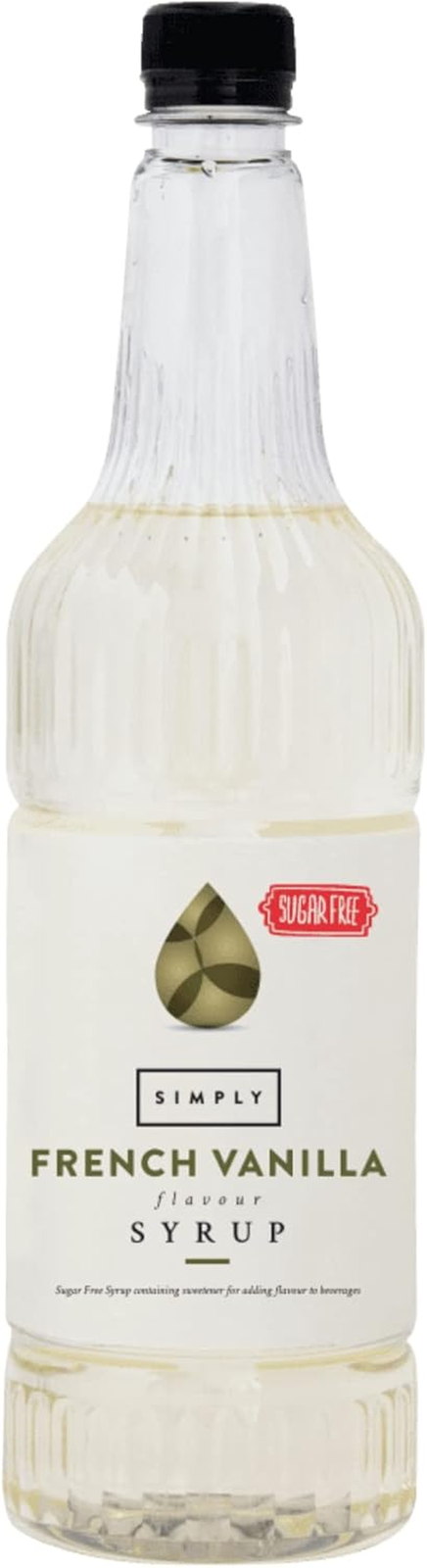 Sugar Free French Vanilla Syrup, Low Calorie, Vegan & Nut Free Flavoured Syrup
