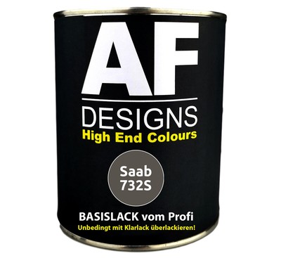 250ML Basislack Saab 732S Warm Mist Metallic Spritzfertig Autolack