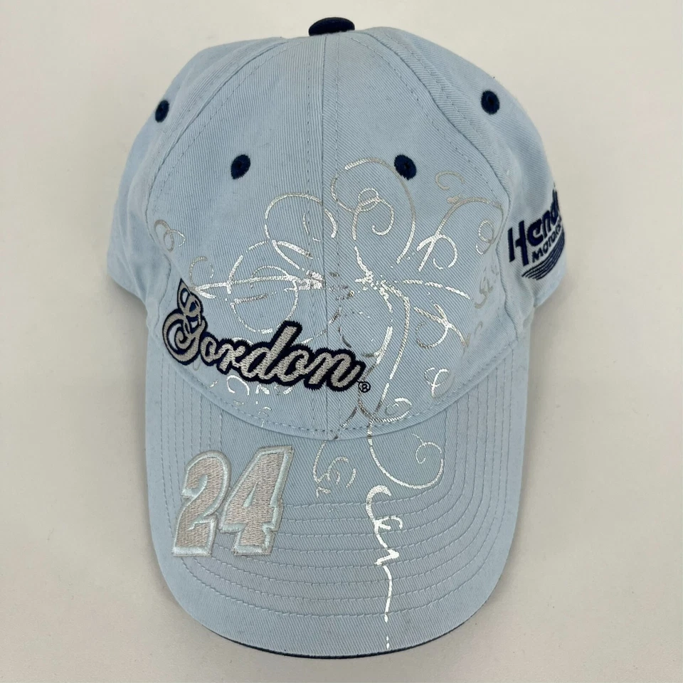 Gorra Chase Authentics con tirantes para mujer talla única azul claro Gordon #24 NASCAR Foto 2 de 4