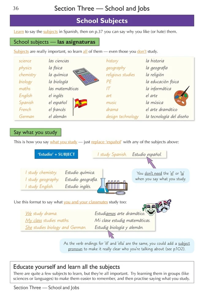 KS3 Years 7-9 Spanish Complete Revision and Practice with Answer CGP - Image 4 of 4