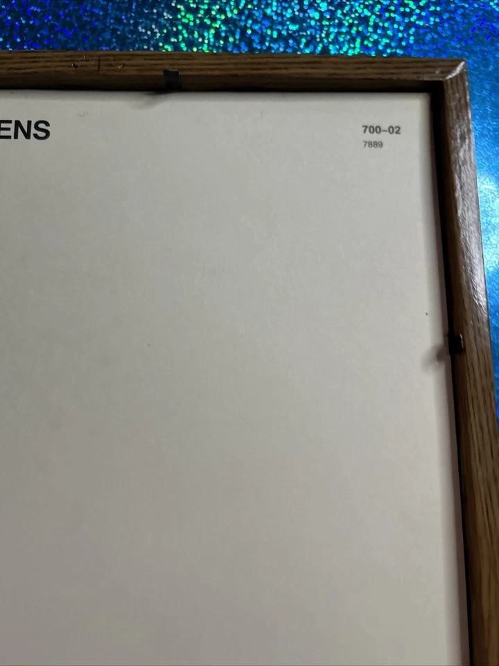 Original 1989 ROGER CLEMENS MLB Framed Photo - Barry Colla W/ Card - Image 4 of 4