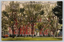Postcard Main Building Univeristy of Arkansas Fayetteville Arkansas Ozark Grocer