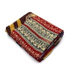Vintage Quilt Indian Handmade Organic Cotton Bedspread Organic Throw Bedding