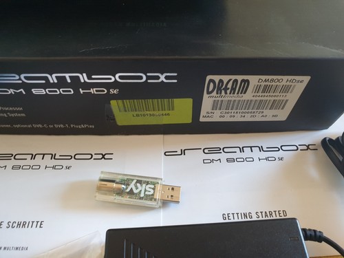 Dreambox 800SE originale colore nero con scatola - Foto 3 di 5