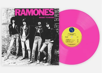 RAMONES ROCKET TO RUSSIA VINYL VMP! LE PINK 180 GRAM LP! TOMMY, JOHNNY