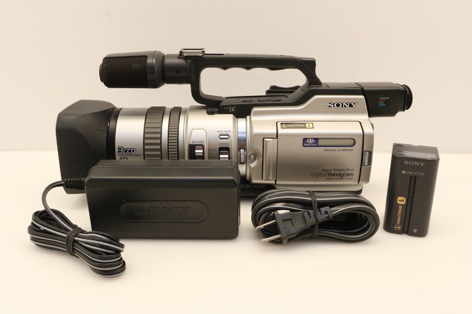 Sony DCR-VX2000 Camcorder - Metallic silver for sale online | eBay