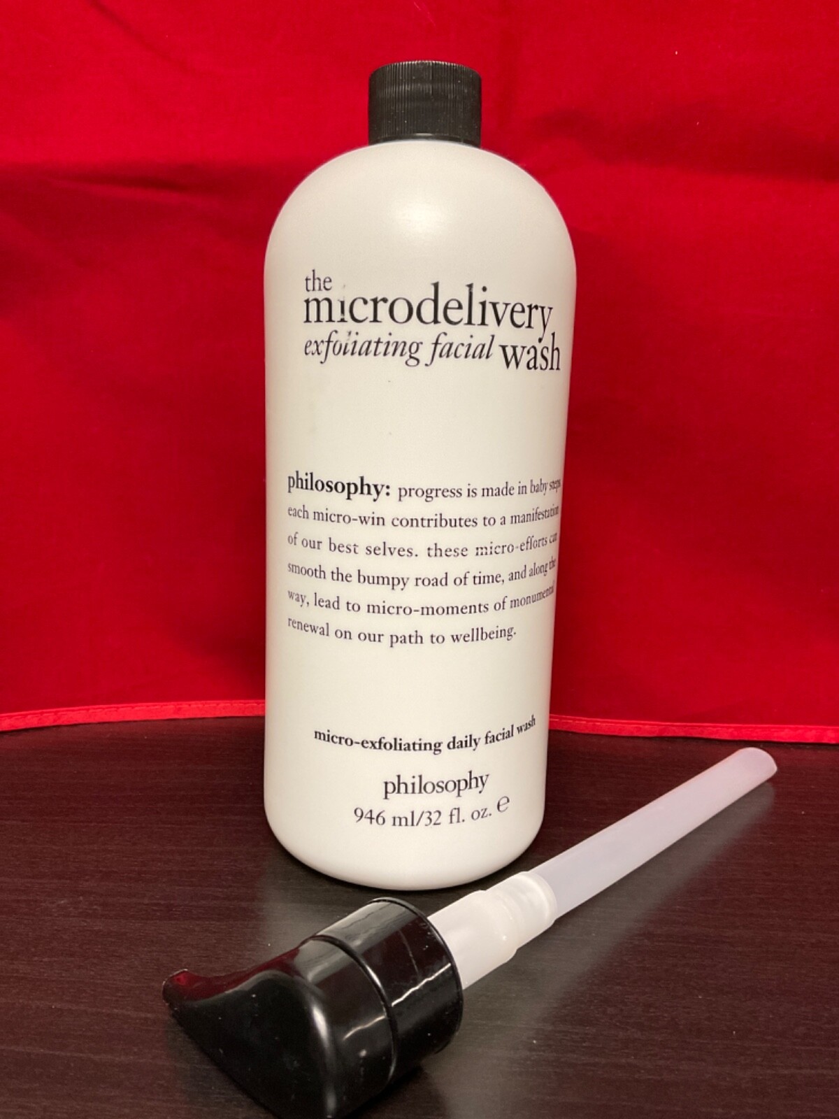 Philosophy Microdelivery Exfoliating Facial Wash HUGE 32 oz NEW SEALED