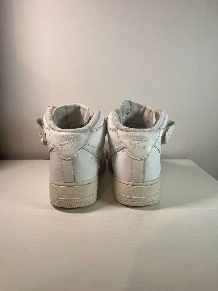 Scarpe Nike Air Force 1 Alta bianche 38,5 - Immagine 3 di 4