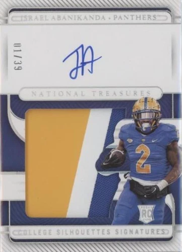 2023 Panini National Treasures Collegiate Israel Abanikanda #CSS-IA