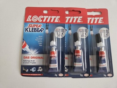 Loctite Superkleber flüssig,  Sekundenkleber , 3 x 3 g