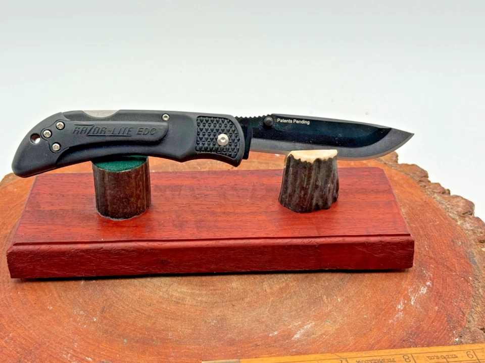 Cuchillo Plegable Exterior Edge Onyx Lite 2.75" Acero Inoxidable y Mango GRN--2586.25 Foto 2 de 4