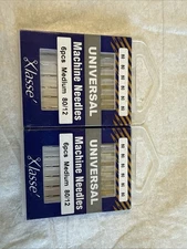 Klasse 80/12 -- Home Sewing Machine Universal Needles Lot Of 2