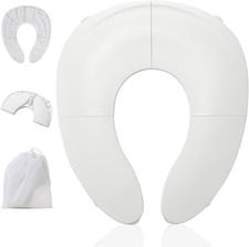 Funbliss Foldable Travel Potty Seat for Toddlers,Potty Training Toilet