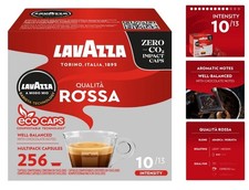 256 Lavazza Espresso Qualità Rossa Capsules - Compostable Coffee Pods, 2.81 Kg 0.21 per lighter