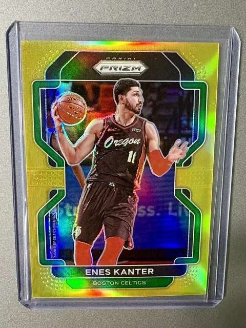 2021-22 Panini Prizm Enes Freedom Kanter True Gold #51 /10