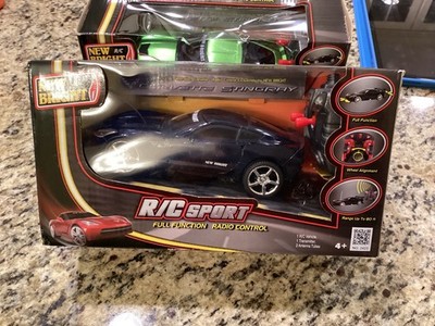 1:24 New Bright R/C Sport 7th Generation Corvette Stingray BLUE - Plastic