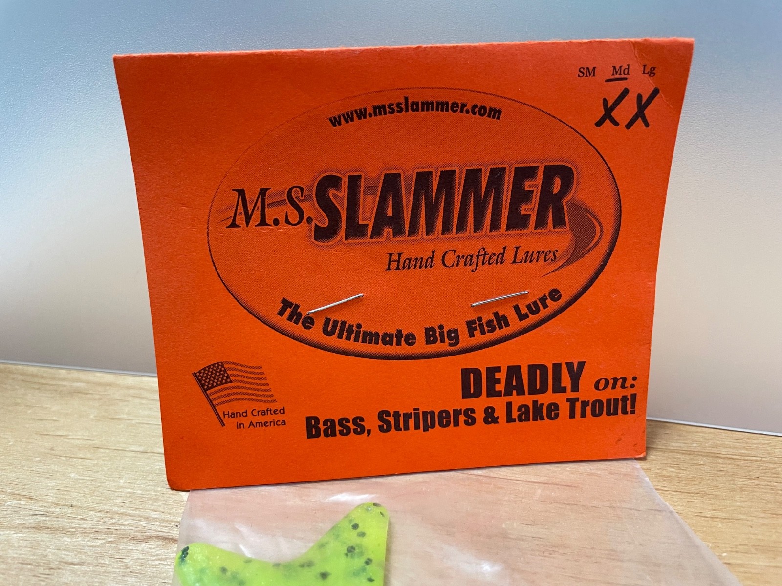 MS Slammer XX Md 9inch White swimbait Topwater wakebait wood fishing lure Unused - Image 14