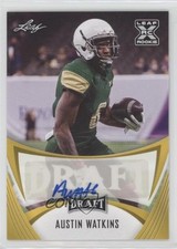 2021 Leaf Draft Auto Gold Austin Watkins Jr Austin Watkins #BA-AW1 Auto 2b2