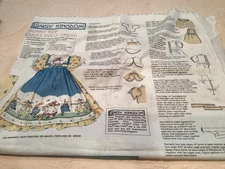 Daisy Kingdom Doll Dress Panel Bunny Hop