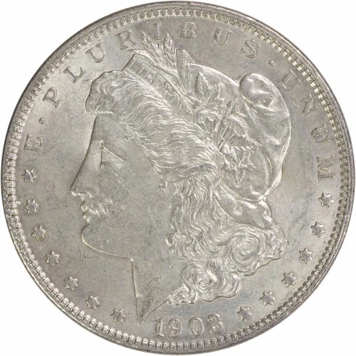 1903 Morgan Silver Dollar AU Slider Uncertified #468