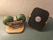 Pair Of ASCOT Extreme Sports Drifting Skates, LimeGreen Wheels-Very Good