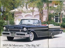 1957-1958 Mercury 14 Pg Review - Park Lane Montclair Monterey Medalist