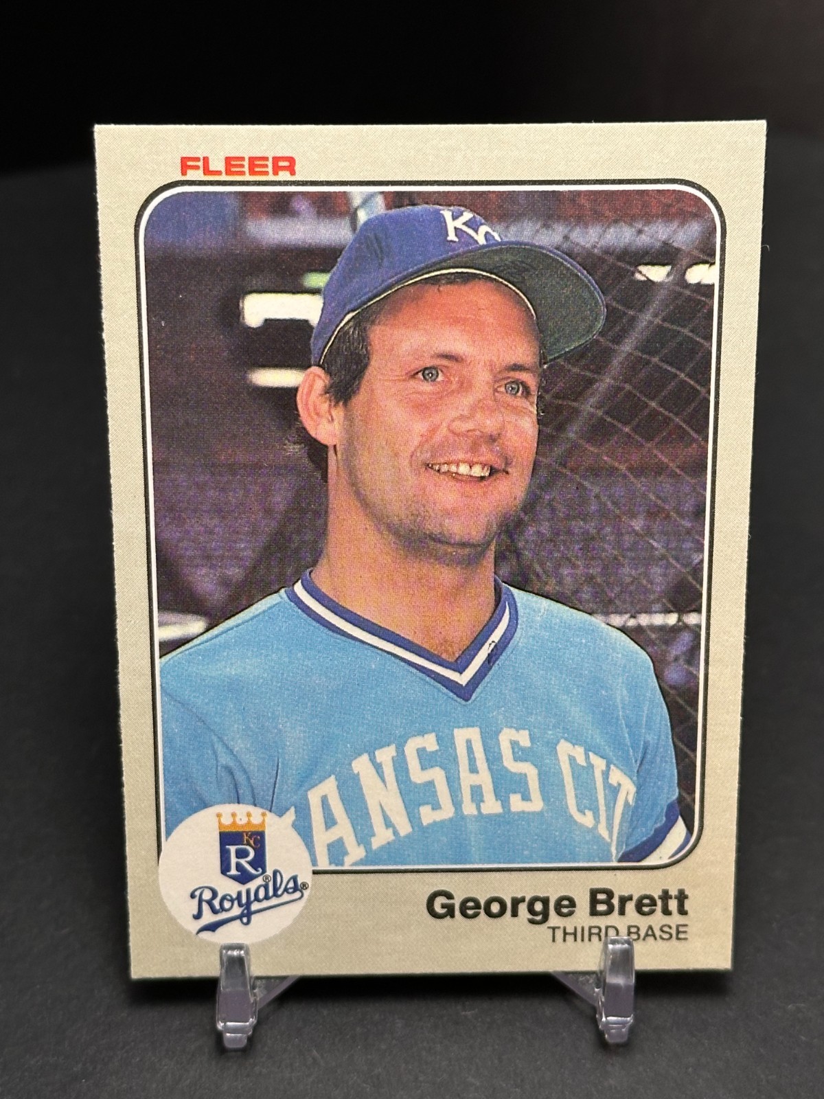 George Brett 1983 Fleer  #108 Kansas City Royals
