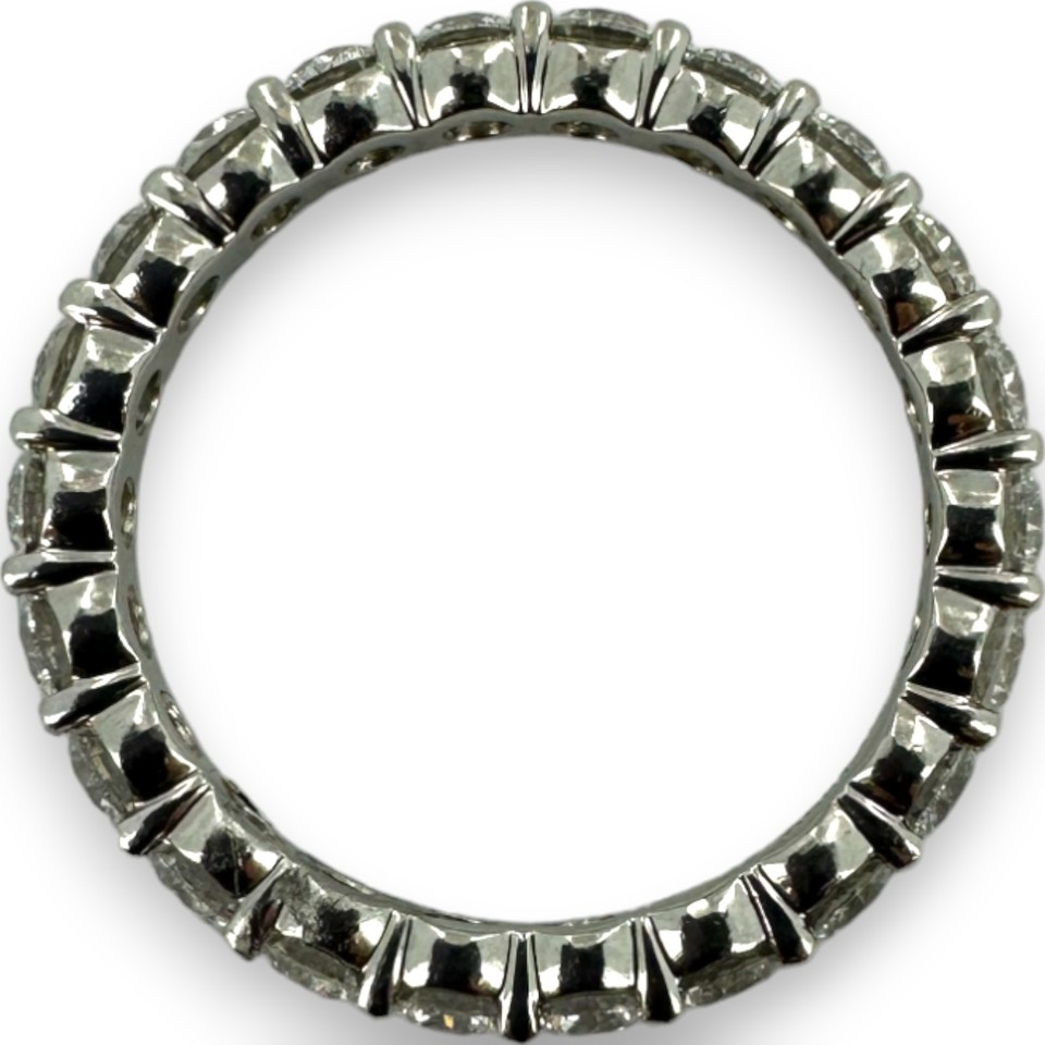 Blue Nile Round Diamond Eternity Band Wedding Stackable Ring 6.5 950 ...