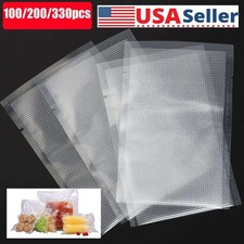 100-300 pcs Vacuum Sealer Bags 8x12cm Embossed Food Saver Storage Package Clear