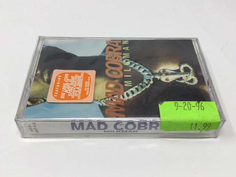 Новая запечатанная музыкальная кассета Mad Cobra Milkman - Изображение 2 из 4