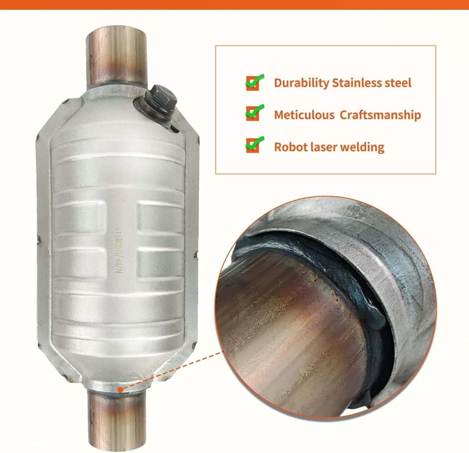 Catalytic Converter with Fitting Kit fits Toyota Prius 1.8L 2009–2015 Brand New - Image 3 of 4