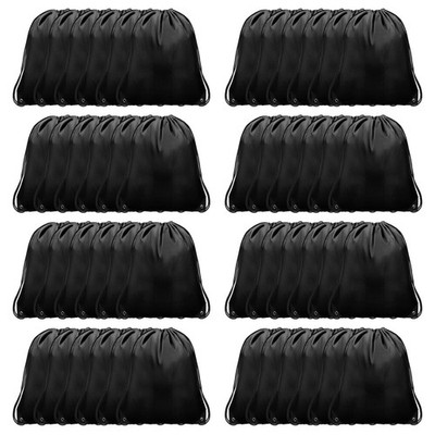 Grneric 48Pcs Drawstring Backpack Bulk Cinch Bag, Polyester Drawstring Bags f...