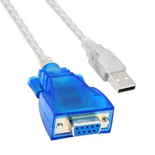 6.6 Ft USB To RS232 Serial Female DB9 Converter Cable FTDI Chip Industrial