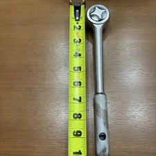 Vintage Indestro Super 1/2" Drive Ratchet 3275 Made in USA Pat No 2686582