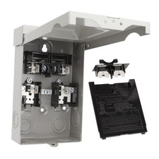 30 Amp Fused Disconnect Switch, Pull Out Disconnect 30A 2 Pole 3 Wire 1 Phase