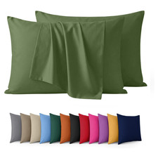 Ultra Soft Pillowcase Luxury Hotel Quality Bed Pillow Covers 2X Pair Pack Cases