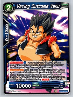Vexing Outcome Veku BT5-037 UC Dragon Ball Super Card Game Battle Card