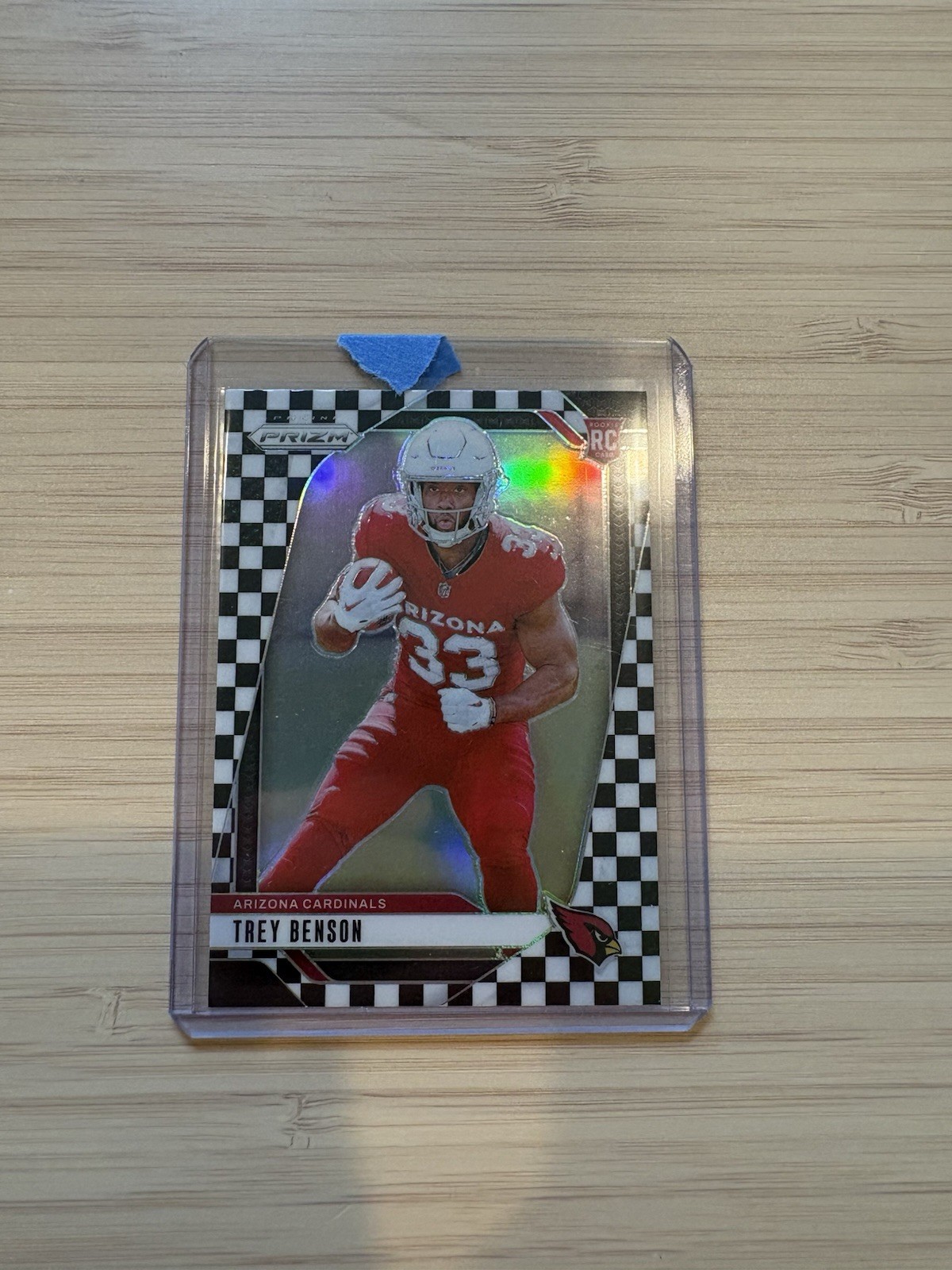 Trey Benson Panini Prizm #392 Black & White Checker