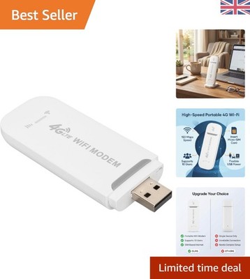 Ultraleichter 4G LTE WLAN Router 150Mbps für Tablets & Laptops - Reisefertig